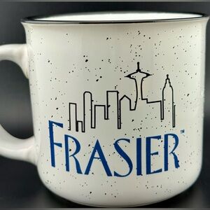 Silver Buffalo Frasier Camper Ceramic Mug, 20 Ounces.
